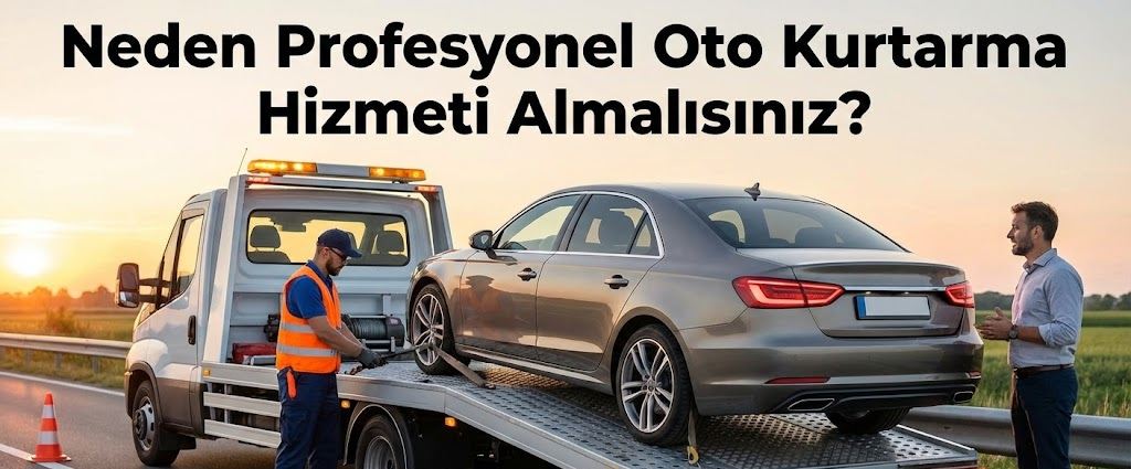 Neden Profesyonel Oto Kurtarma Hizmeti Almalısınız?
